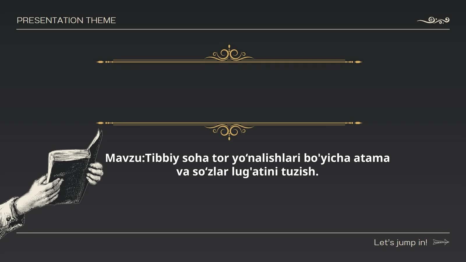 Tibbiy atamalar lug`atini tuzish 1