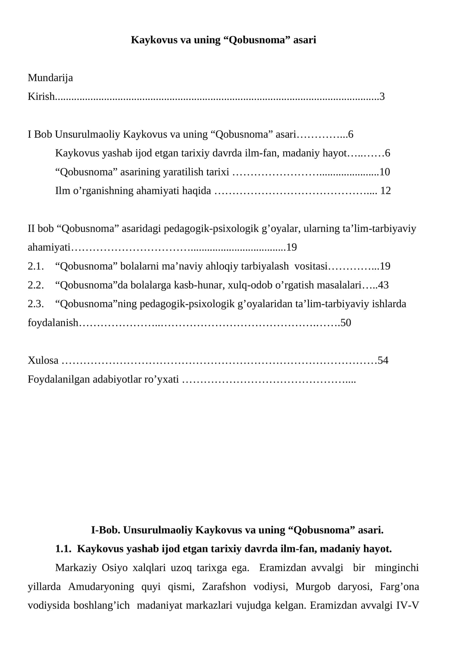Qobusnoma 1