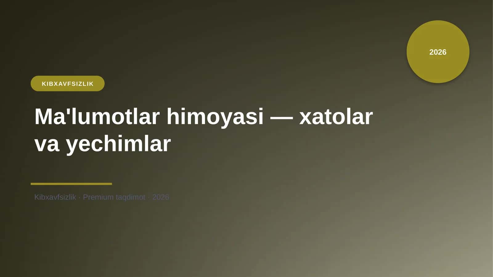 KIBXAVFSIZLIK 1