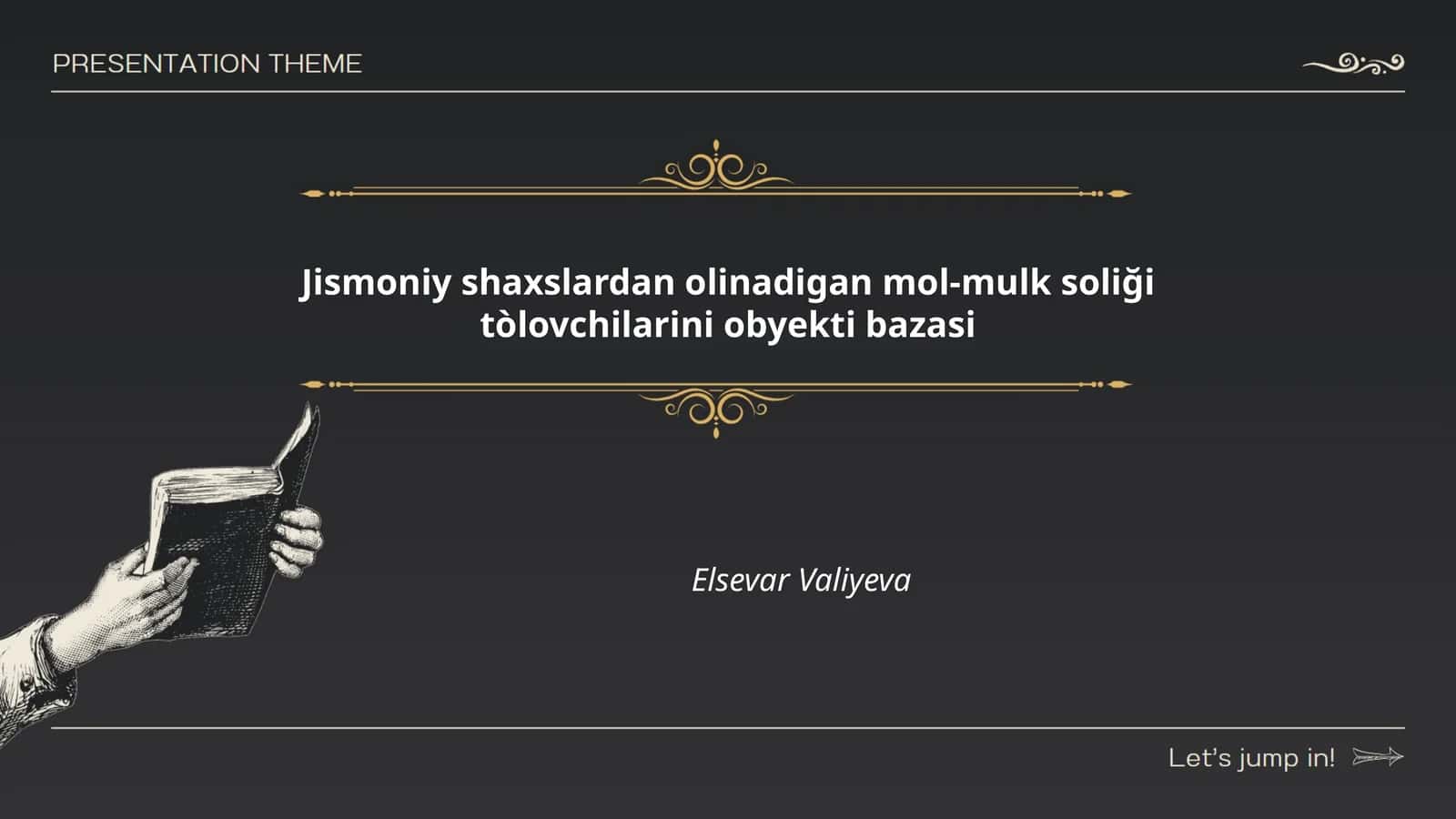 Soliq solinadigan mol-mulk turlari 1