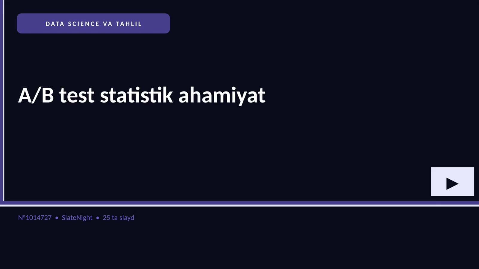 DATA SCIENCE VA TAHLIL 1