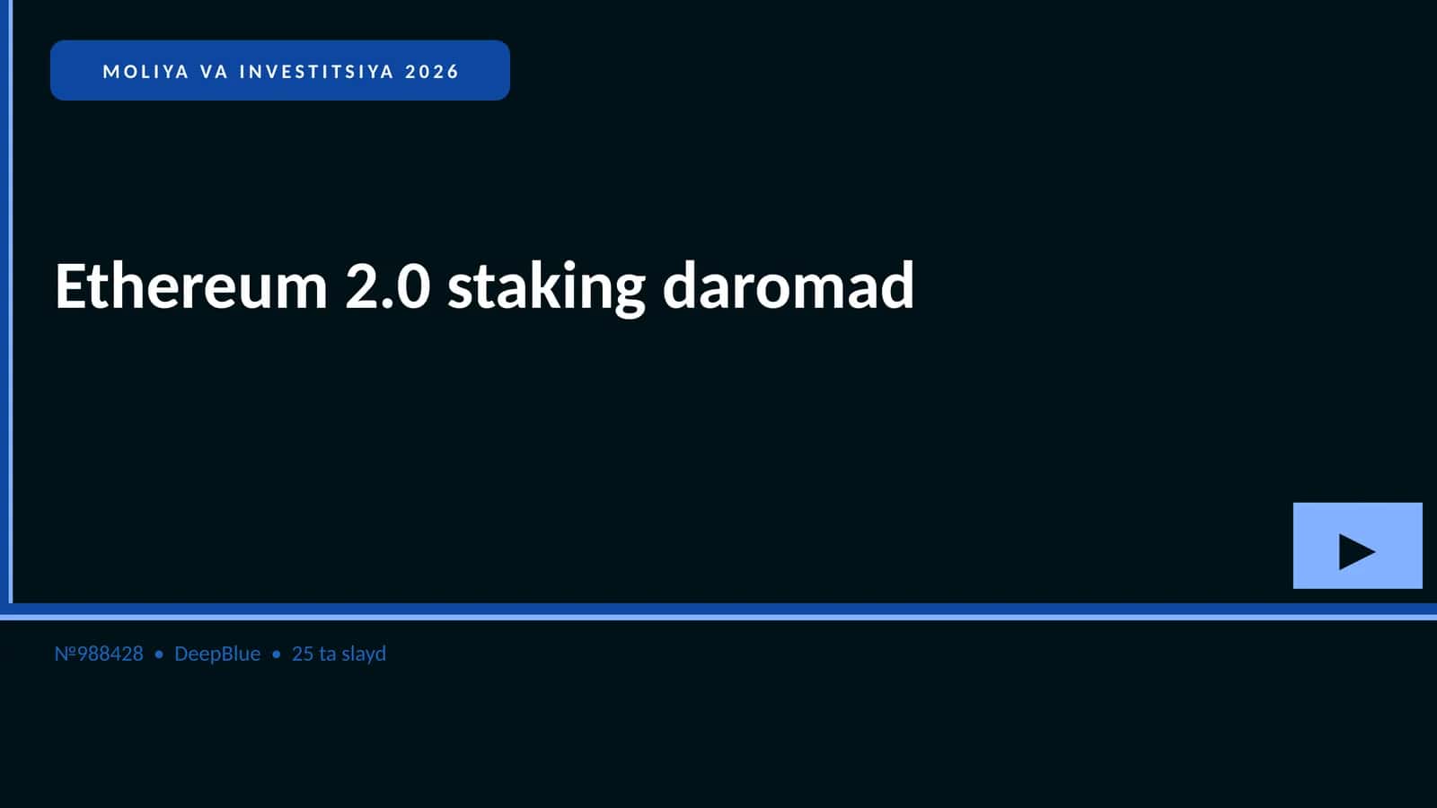 Ethereum 2.0 staking daromad 1