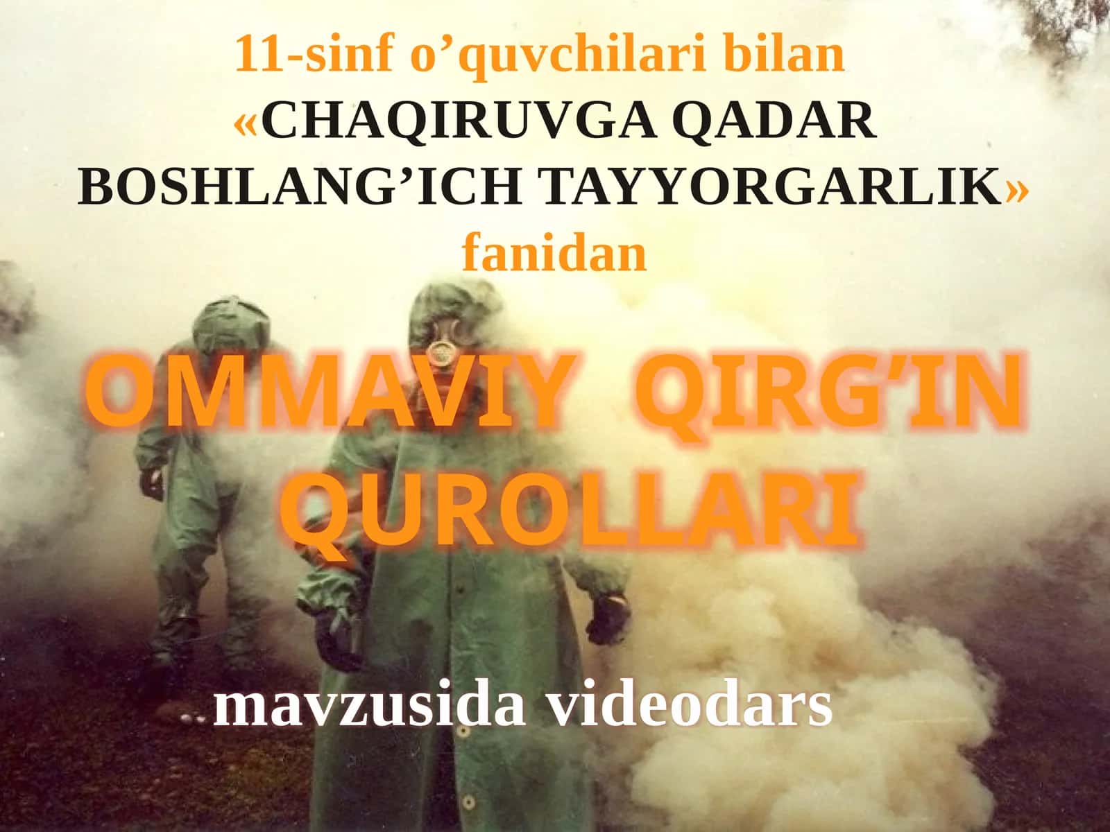 OMMAVIY QIRG’IN QUROLLARI 1