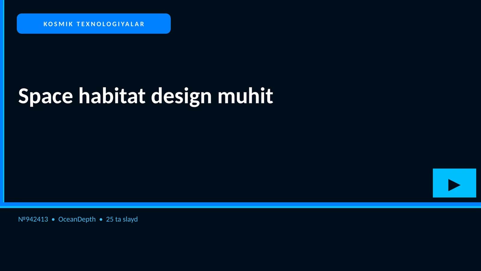 KOSMIK TEXNOLOGIYALAR 1