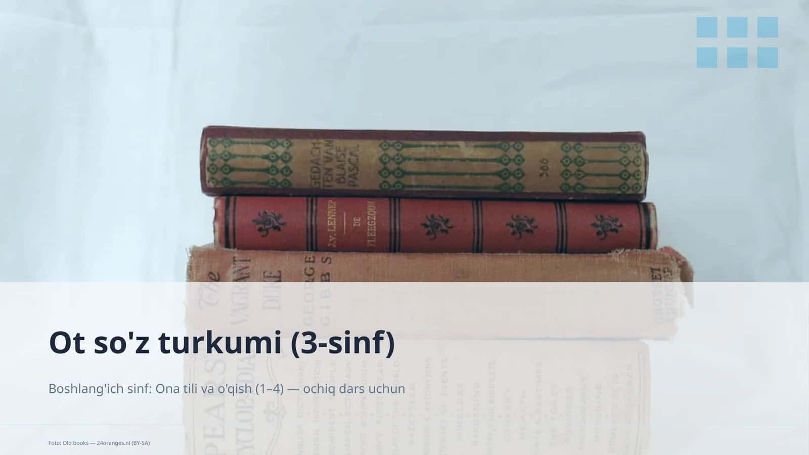 Ot so'z turkumi (3-sinf) 1