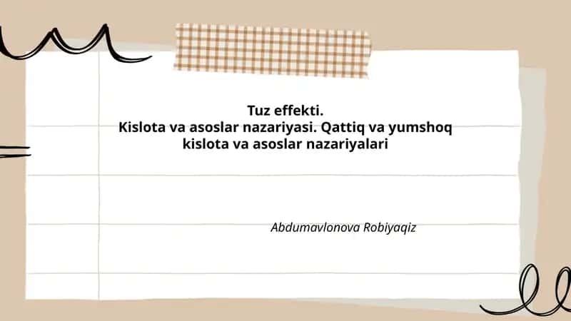 Tuz effekti 1