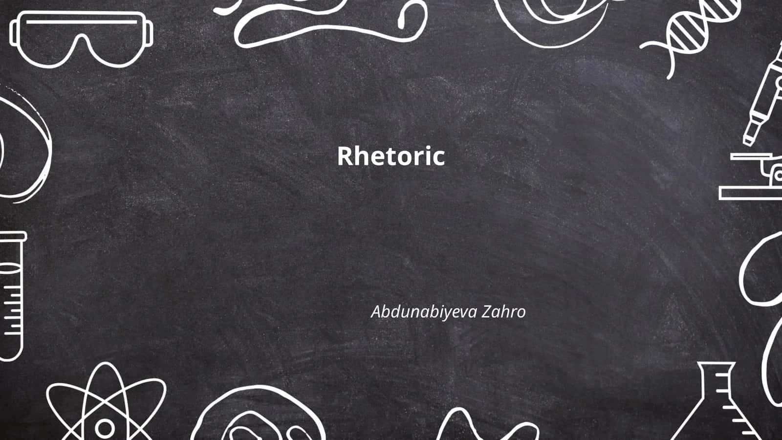 Rhetoric 1