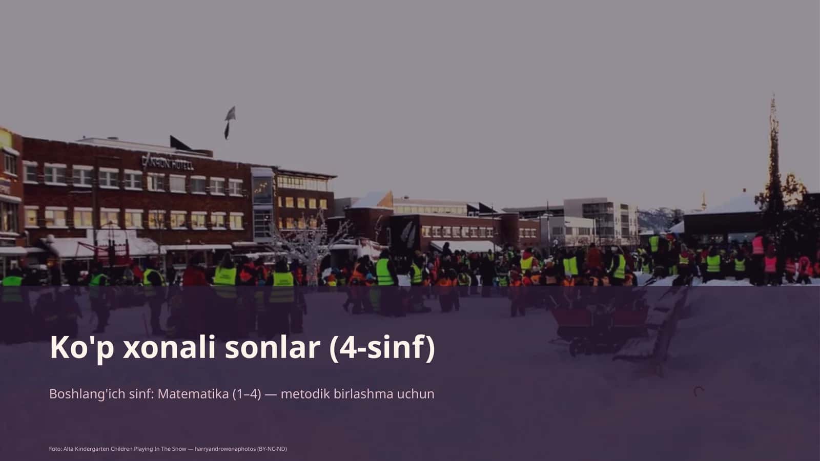Ko'p xonali sonlar (4-sinf) 1