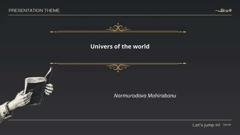 Univers of the world 1