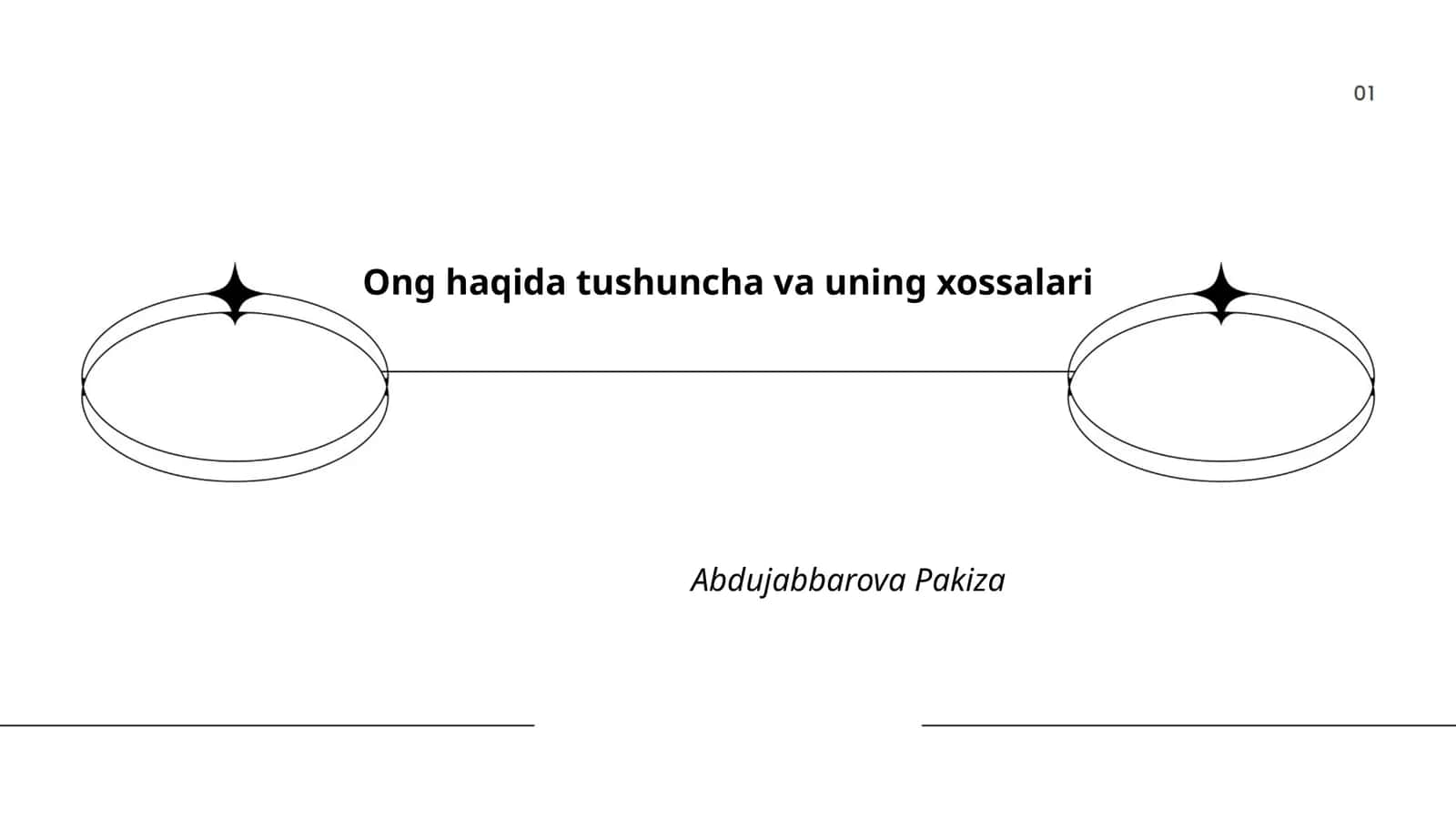 Ong haqida tushuncha va uning xossalari 1