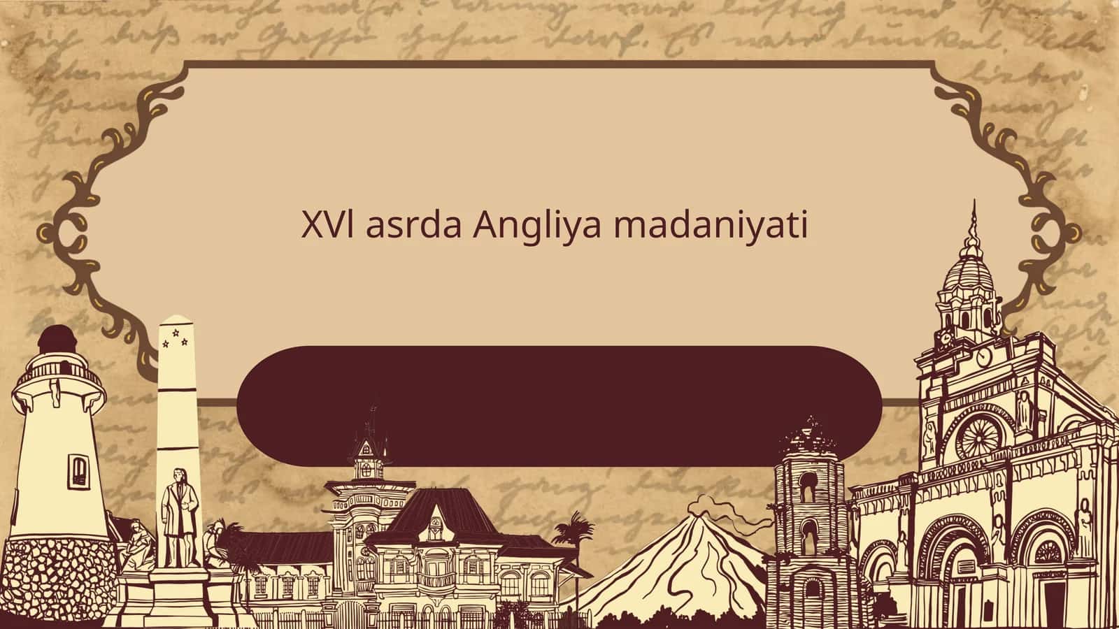 XVl asrda Angliya madaniyati 1