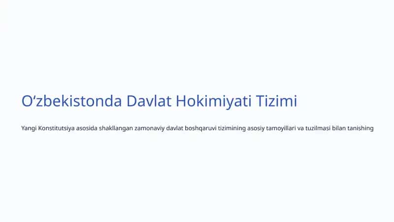 Yangi Konstitutsiya 1