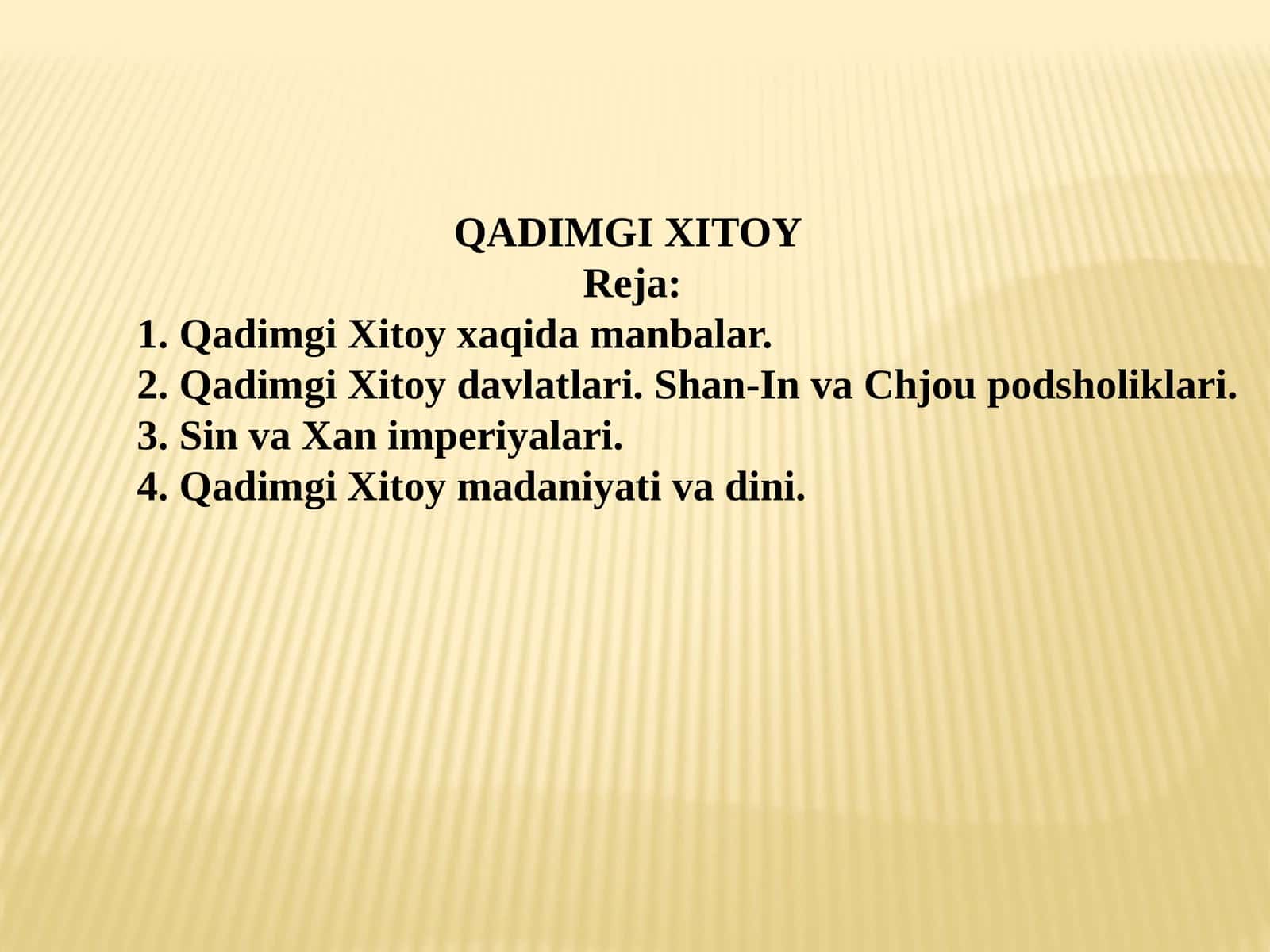 Qadimgi Xitoy 1