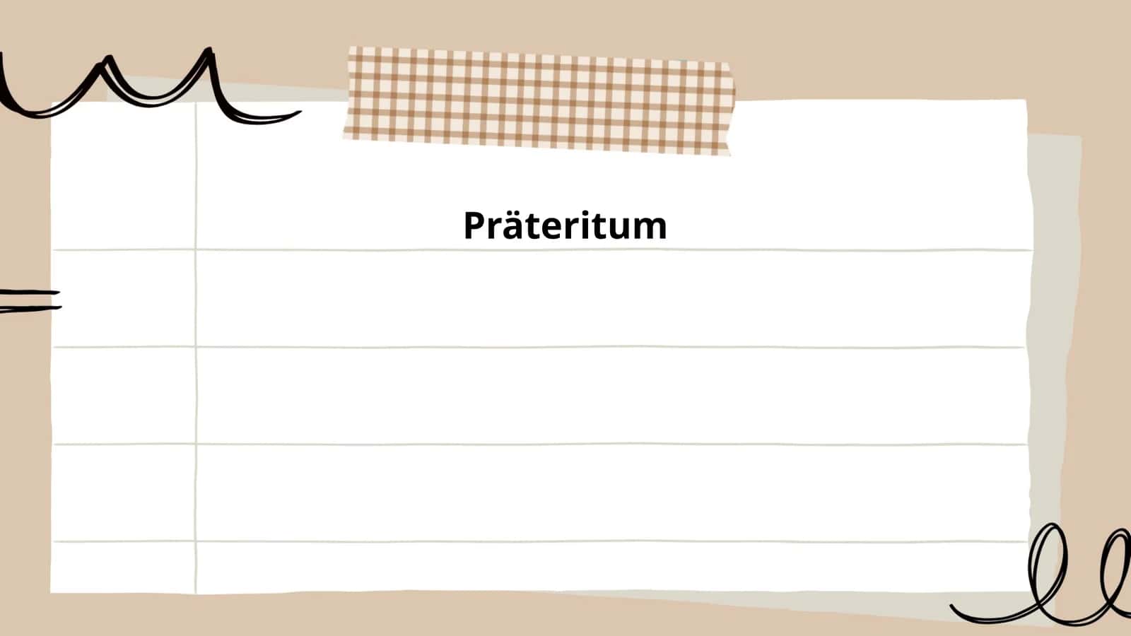 Präteritum 1