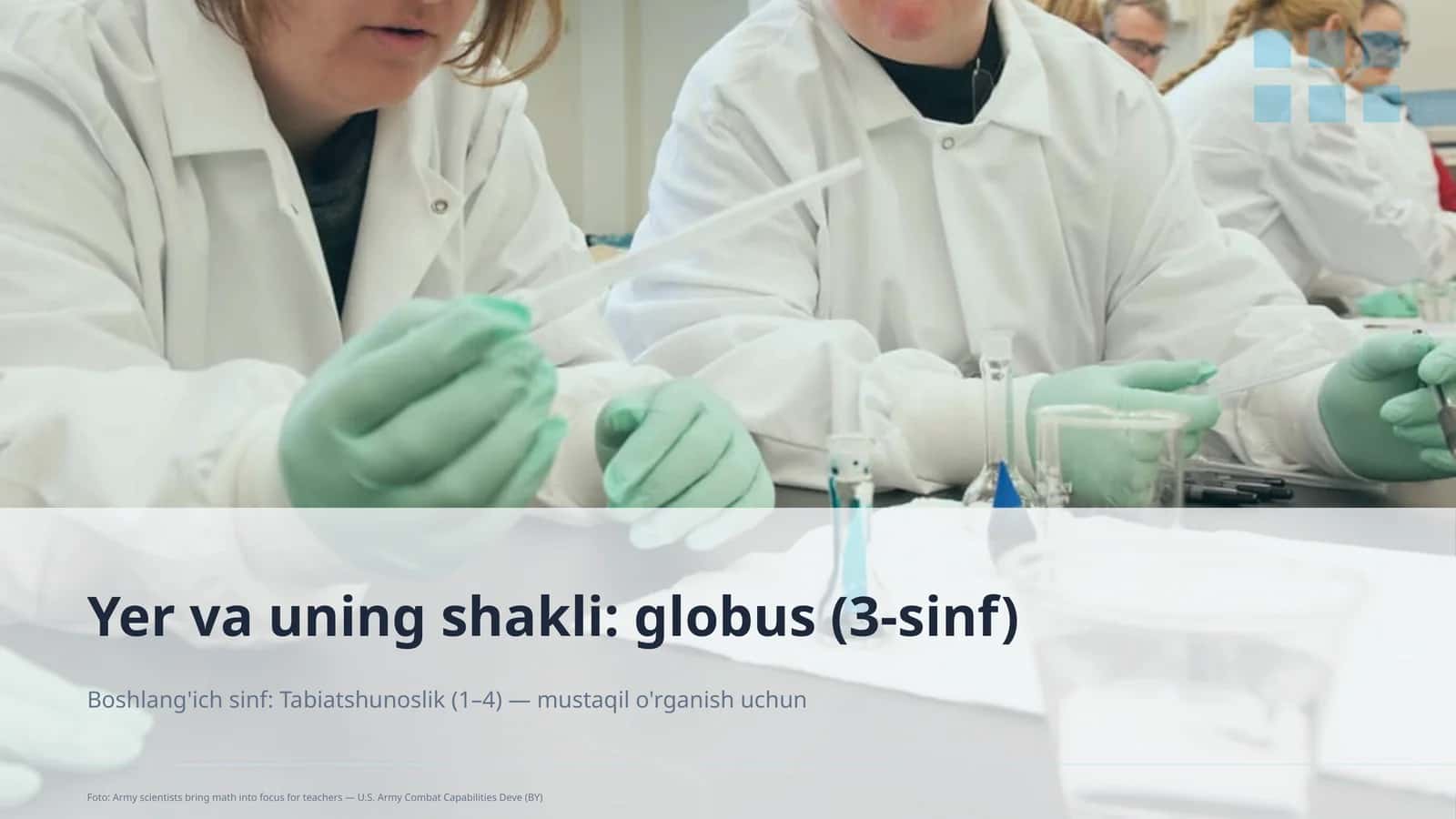 Yer va uning shakli: globus (3-sinf) 1