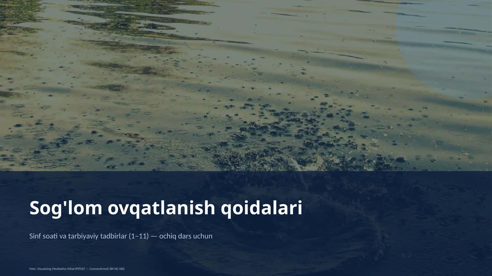 Sog'lom ovqatlanish qoidalari 1