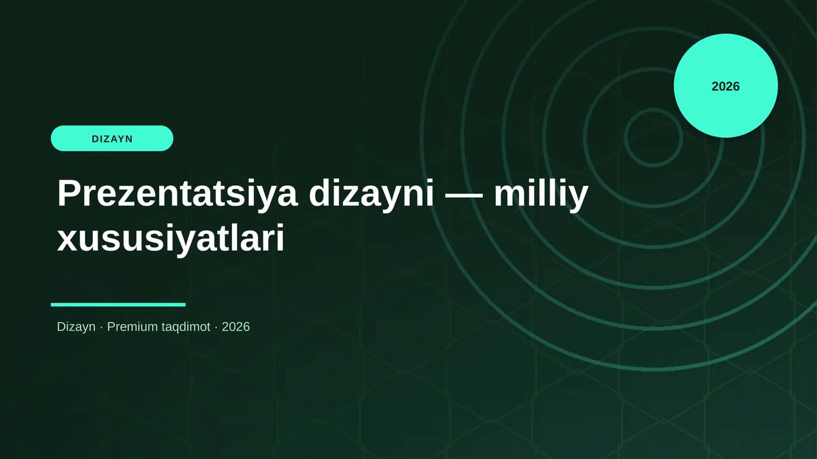 Prezentatsiya dizayni — milliy xususiyatlari 1