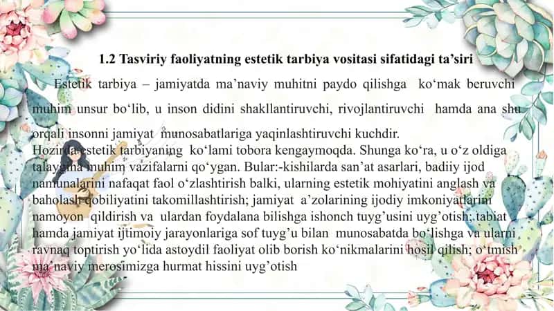 Estetik Tarbiya 1