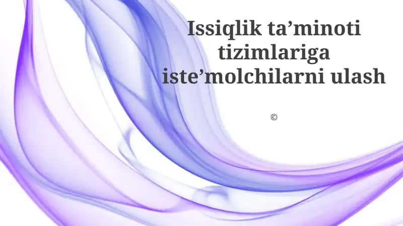 Isitish Tizimlari 1