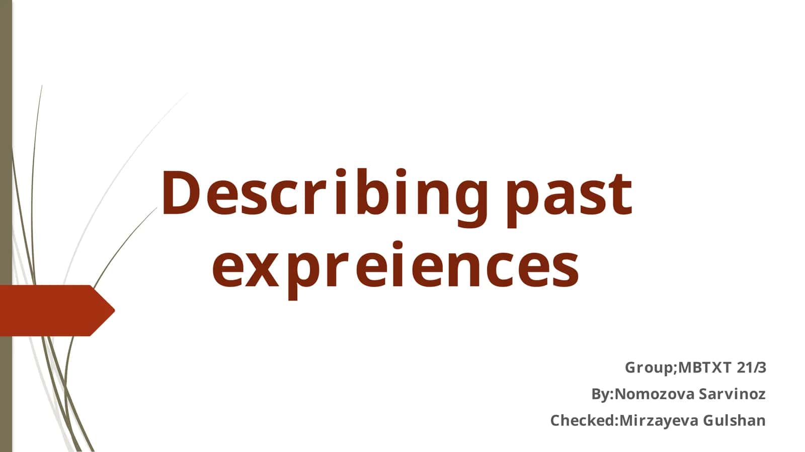 Pastexpreiences 1