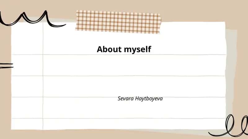 About Myself 1
