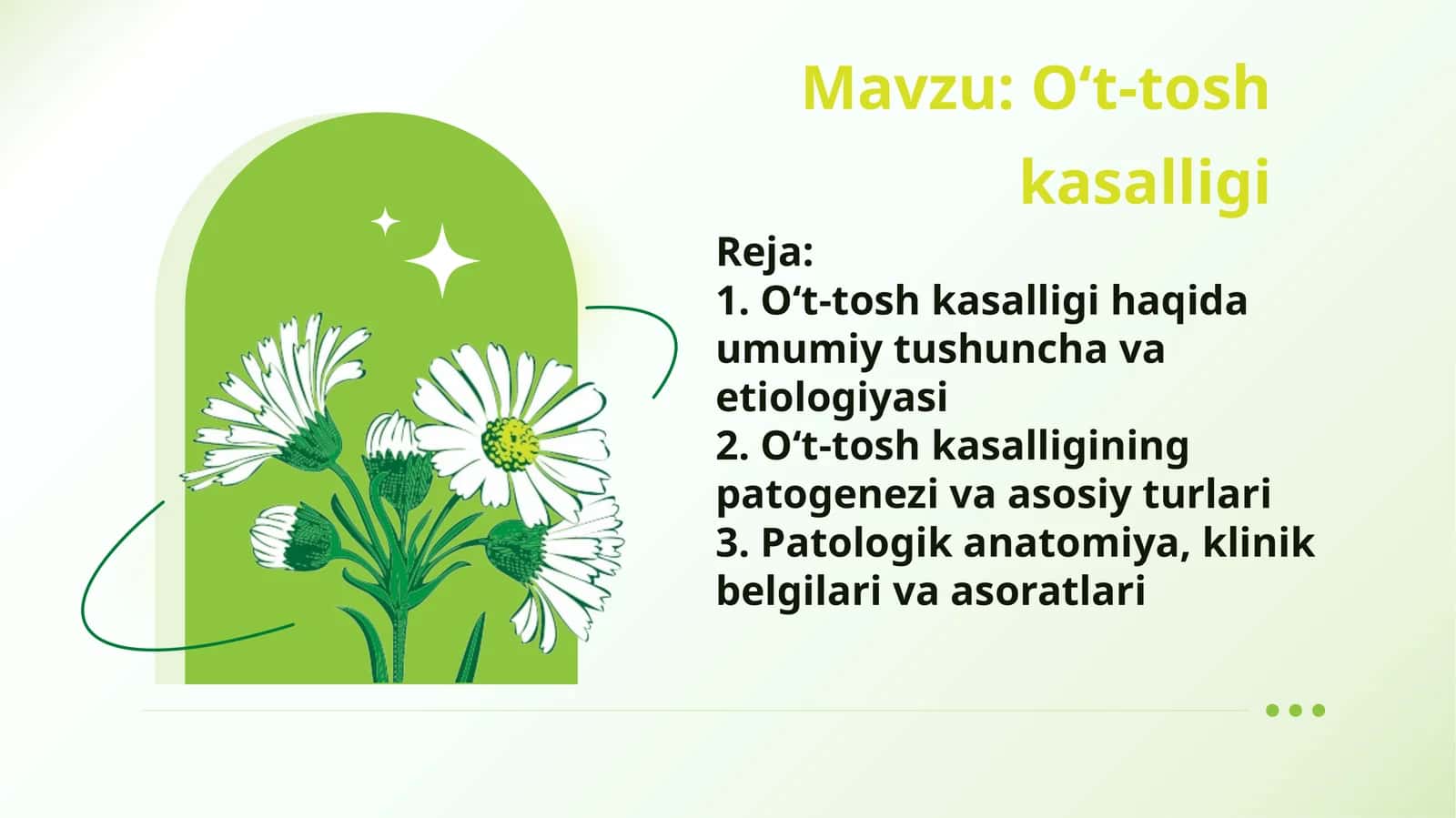 O‘t-tosh kasalligi 1