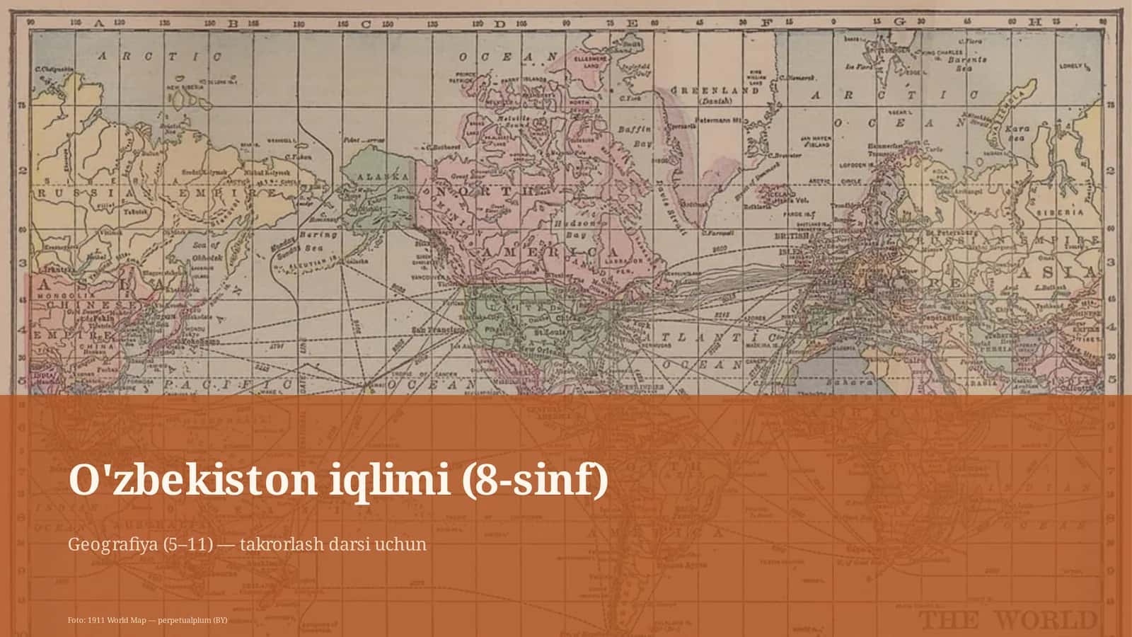 O'zbekiston iqlimi (8-sinf) 1