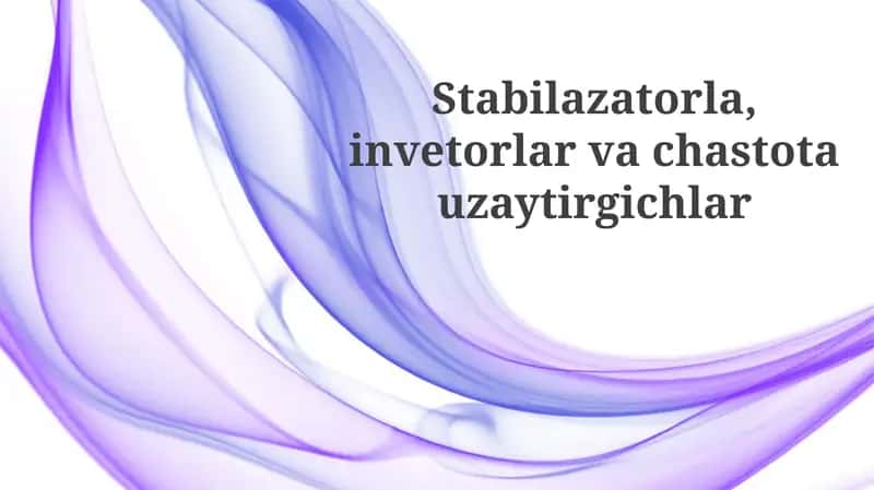 Chastota Konverteri Asoslari 1