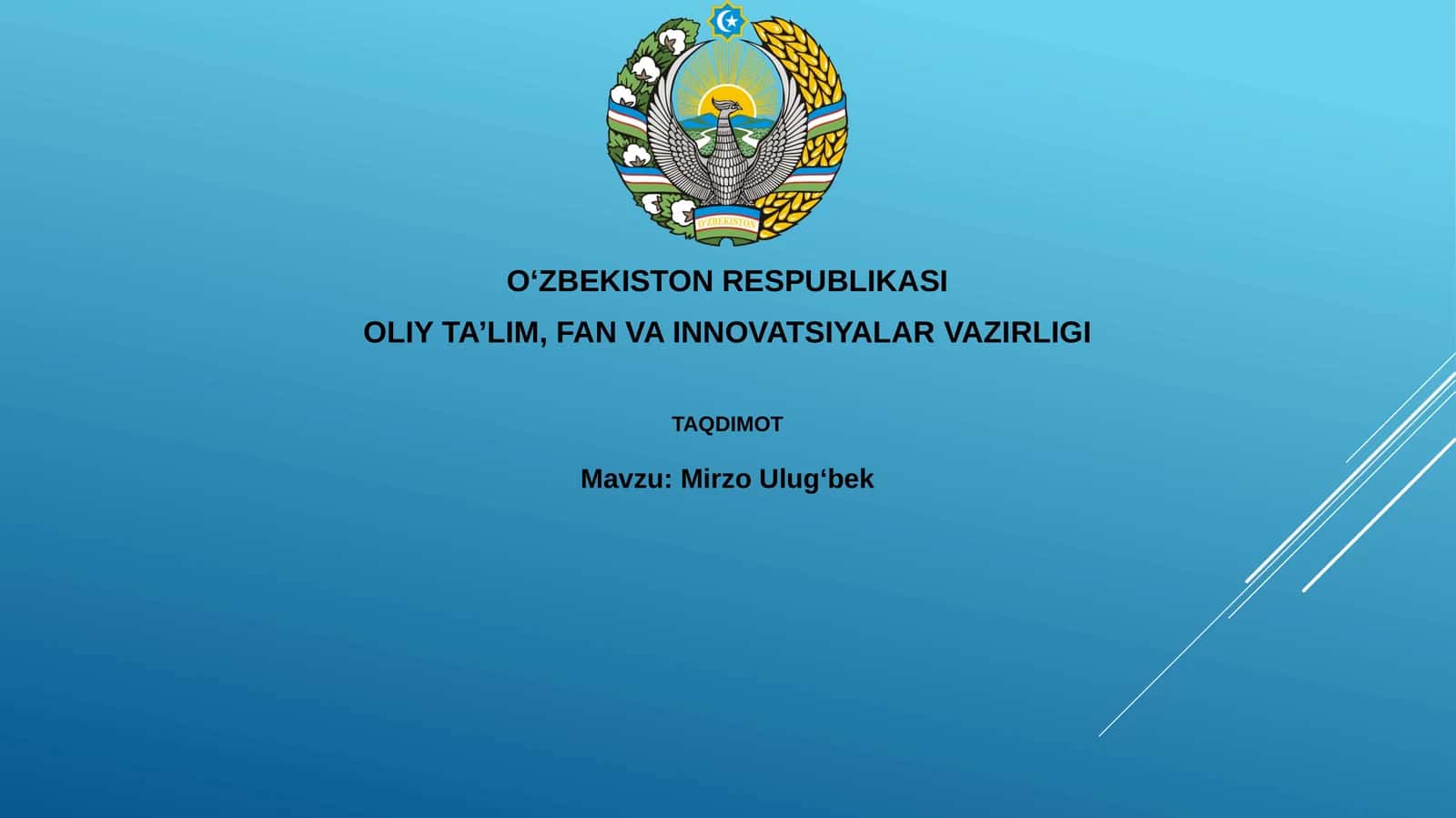 Mirzo Ulugʻbek 1