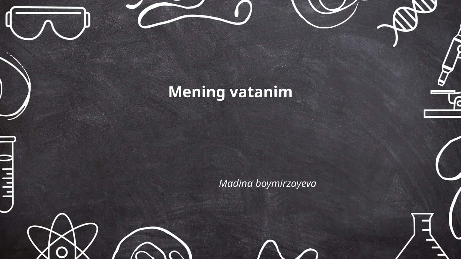 Vatan tuyg'usi 1