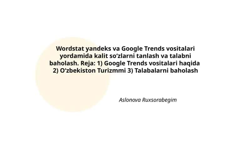 Talabalarni baholash 1