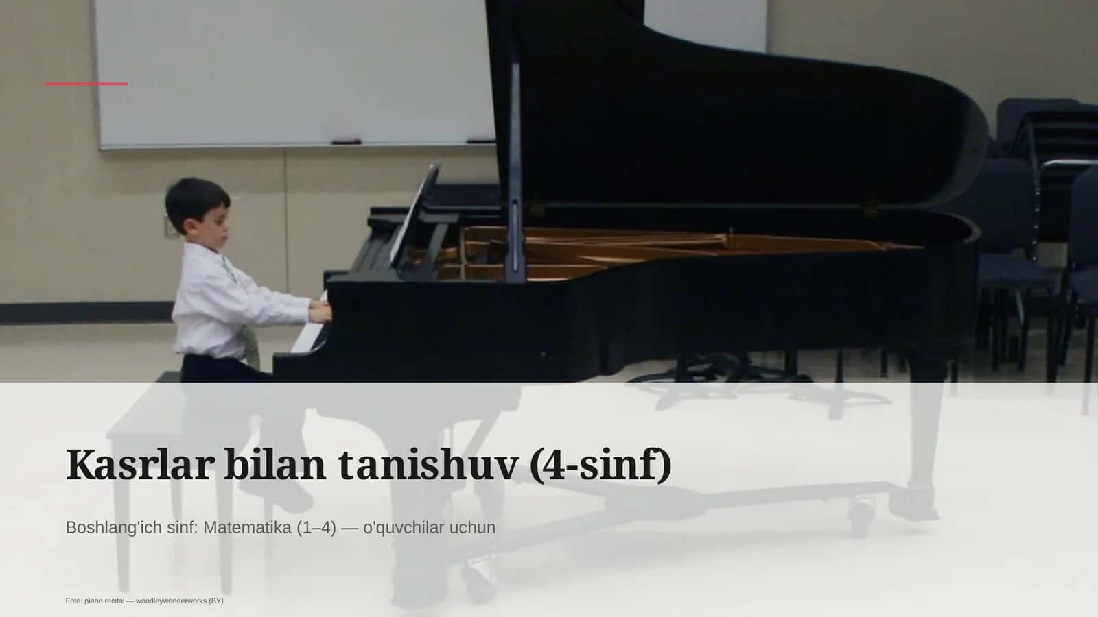 Kasrlar bilan tanishuv (4-sinf) 1