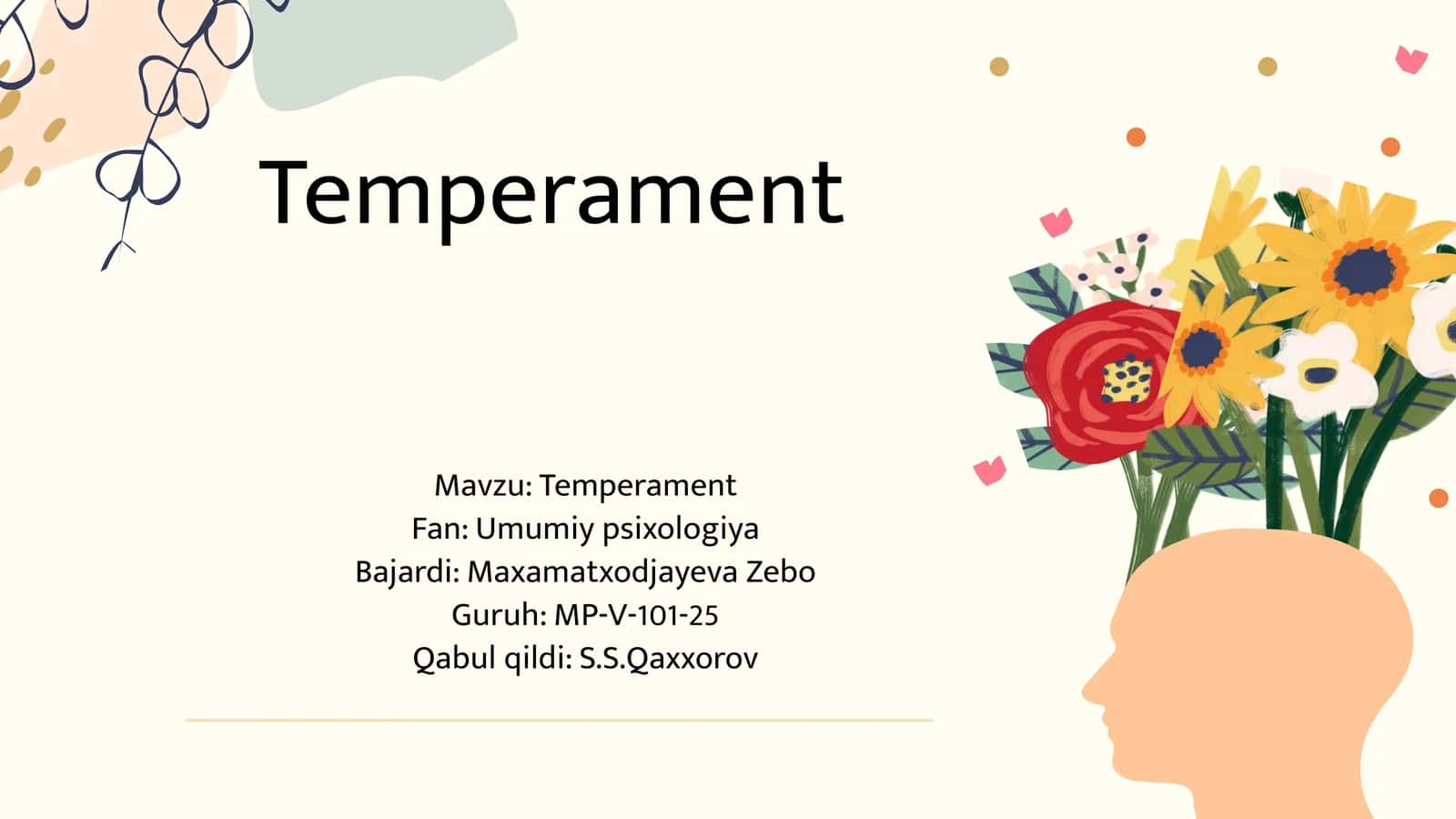 Temperament 1