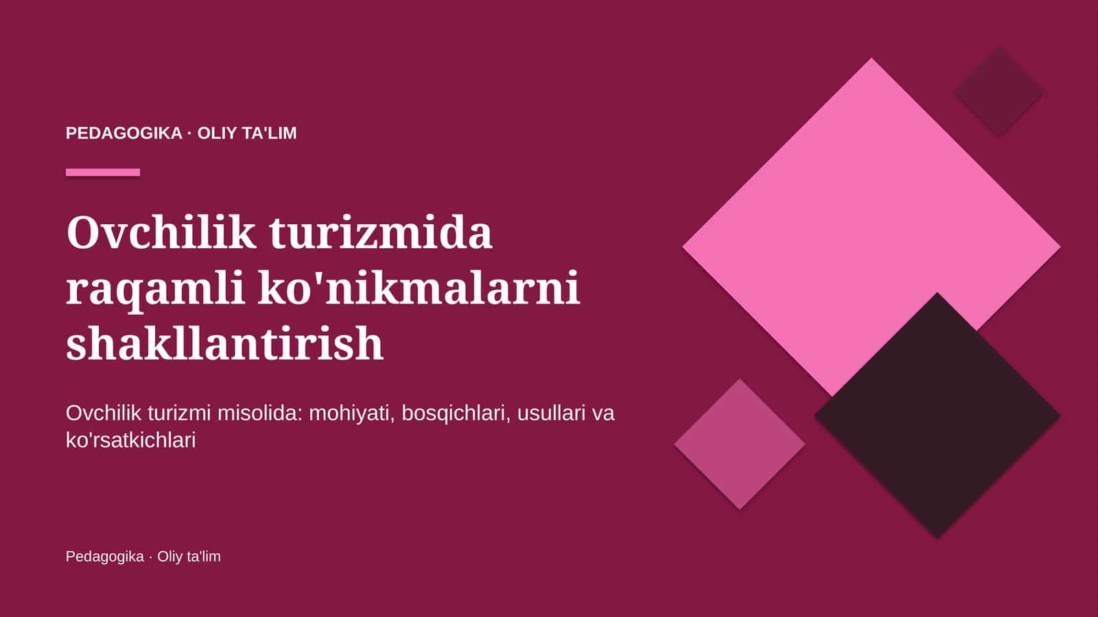 ovchilik turizmida raqamli ko'nikmalarni shakllantirish 5035 1