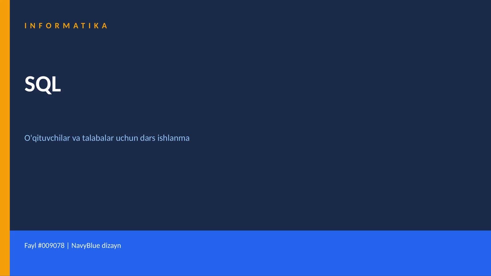 INFORMATIKA SQL 1