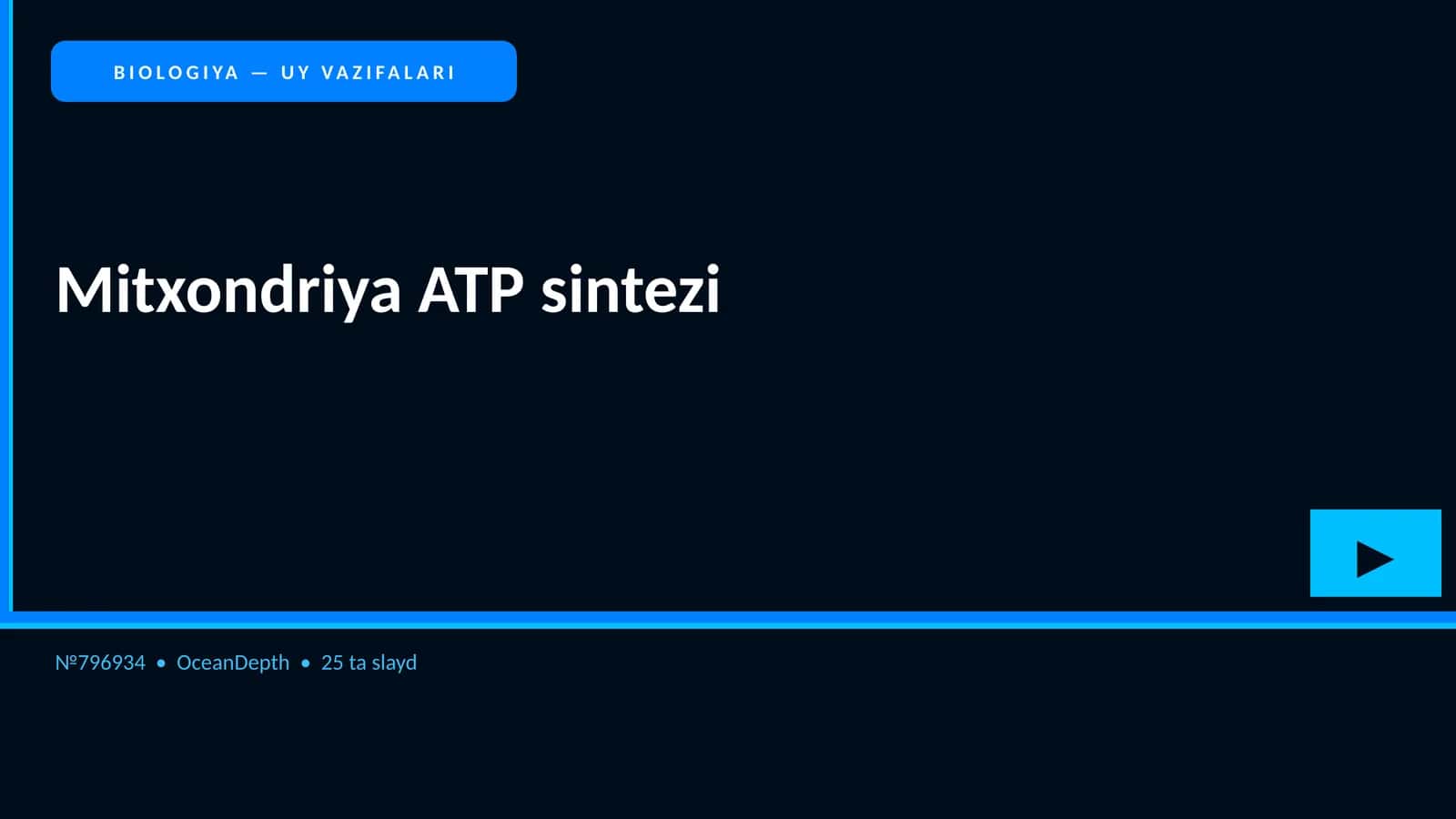 Mitxondriya ATP sintezi 1