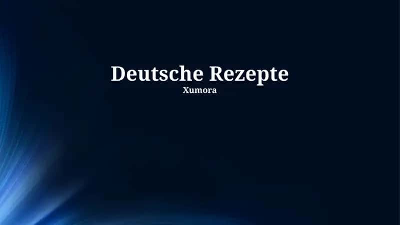 Deutsche Rezepte 1
