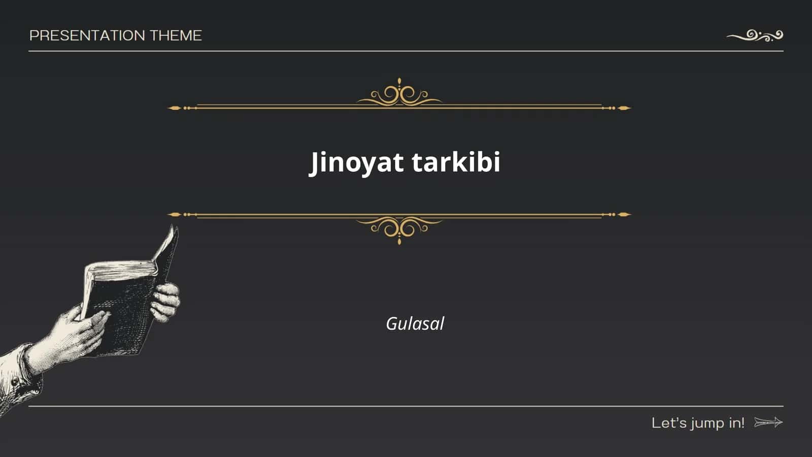 Jinoyat tarkibi 1