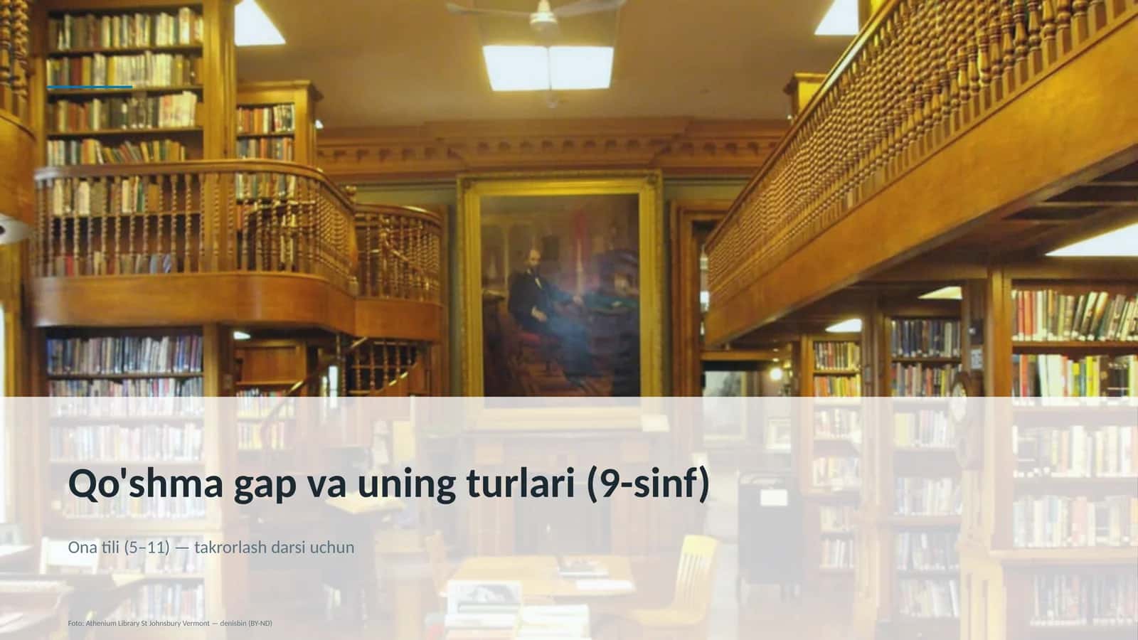 Qo'shma gap va uning turlari (9-sinf) 1