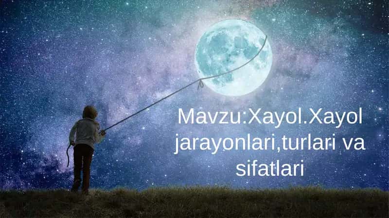 Xayol. Xayol jarayonlari, turlari va sifatlari 1