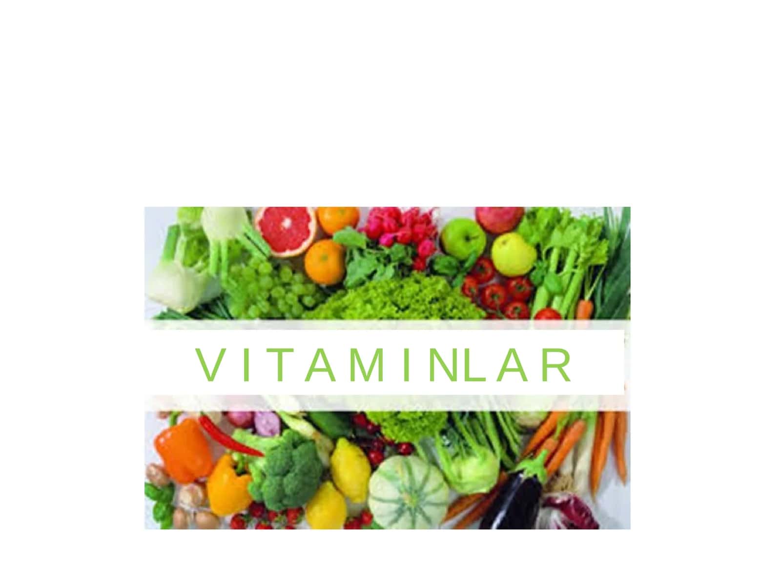 VITAMINLAR 1