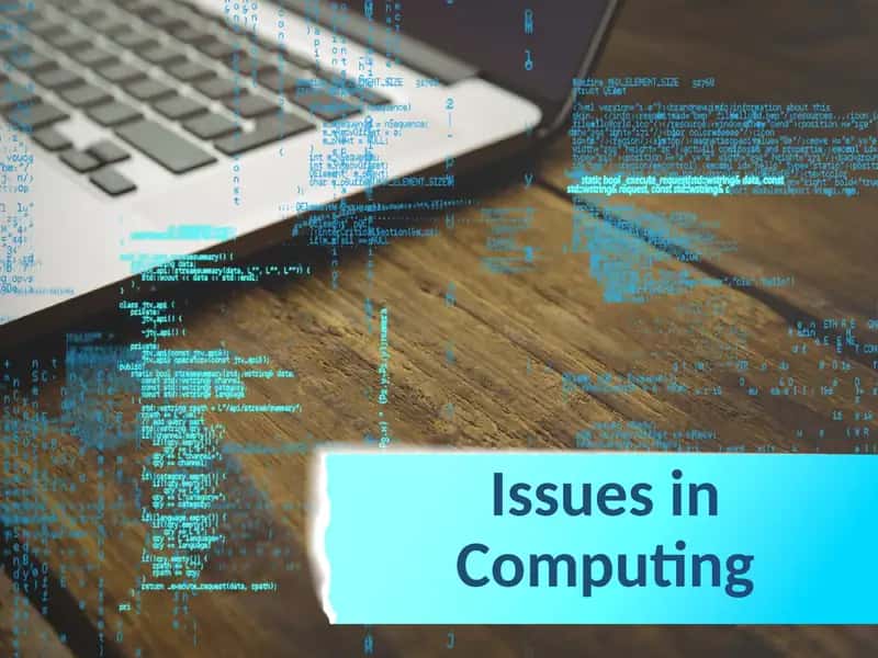 Issues in computing 1
