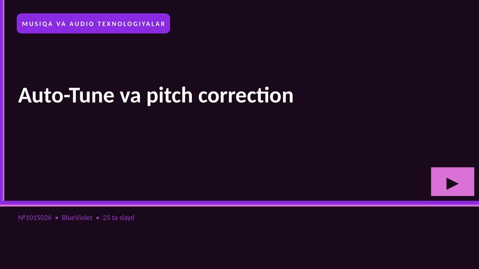 Auto-Tune va pitch correction 1
