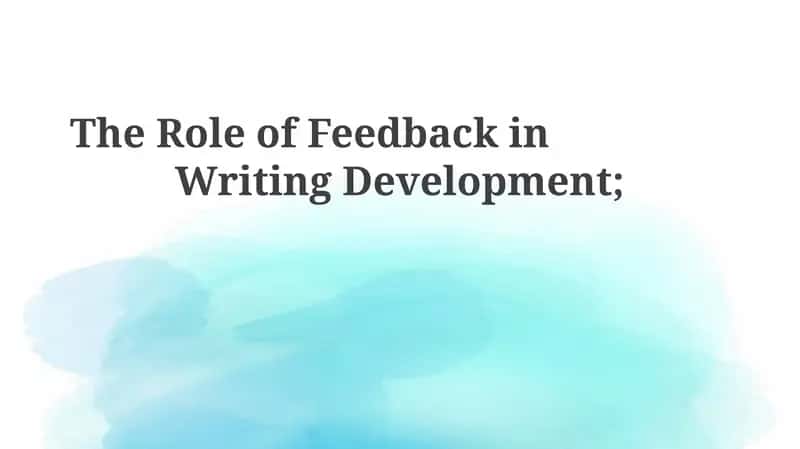 Understanding Feedback: Definition and Types 1