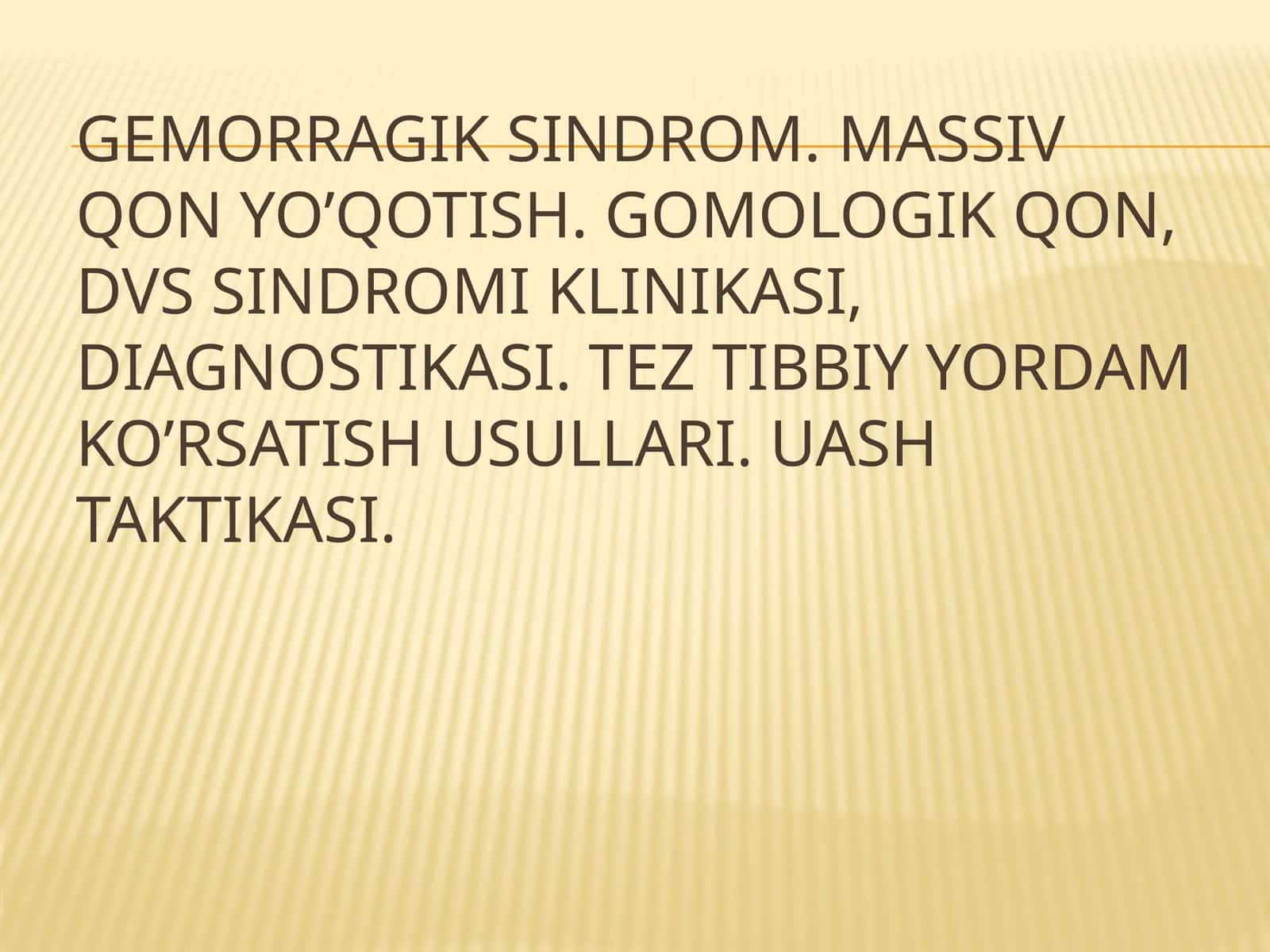 Gemorragik sindrom 1