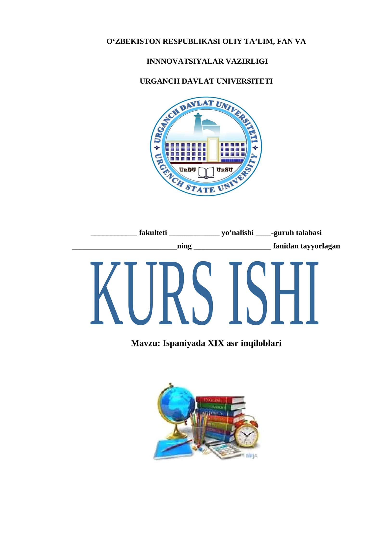 Ispaniyada XIX asr inqiloblari 1
