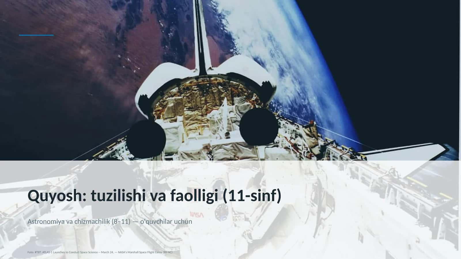 Quyosh: tuzilishi va faolligi (11-sinf) 1