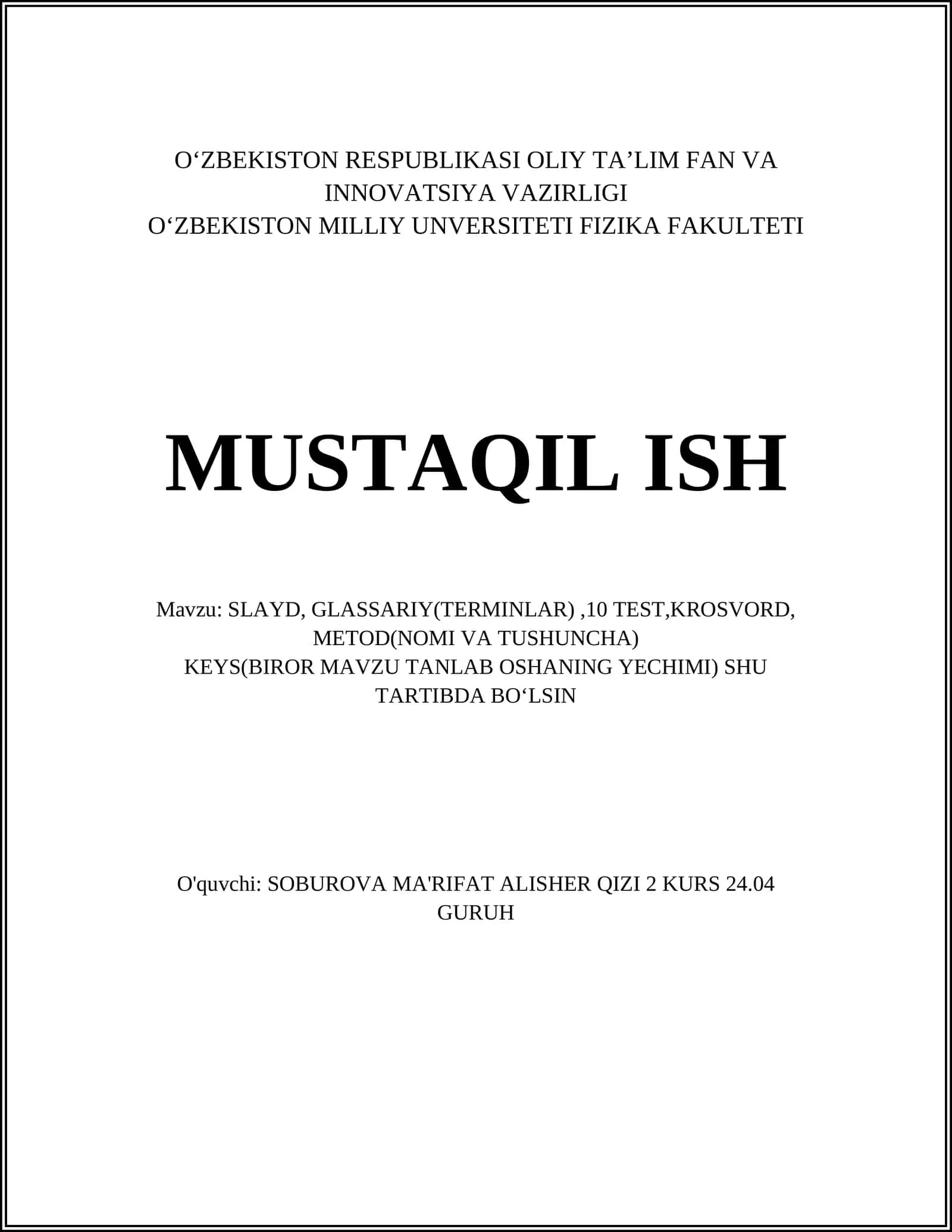 Kvadrat Tenglamalar (Matematika) 1
