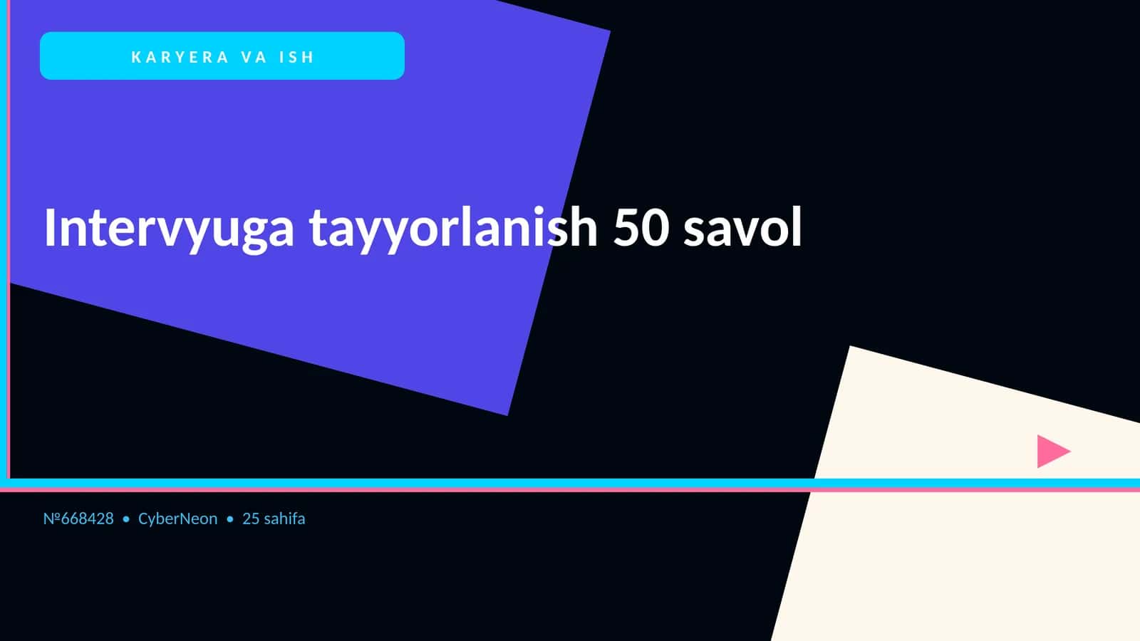 Intervyuga tayyorlanish 50 savol 1