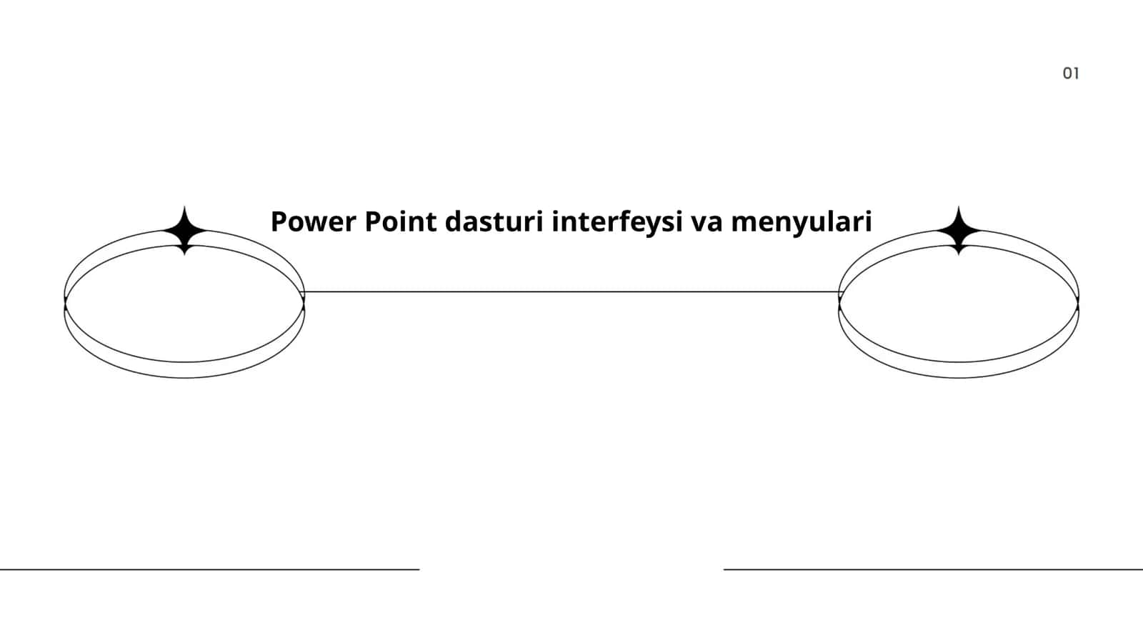 Power Point dasturi interfeysi va menyulari 1